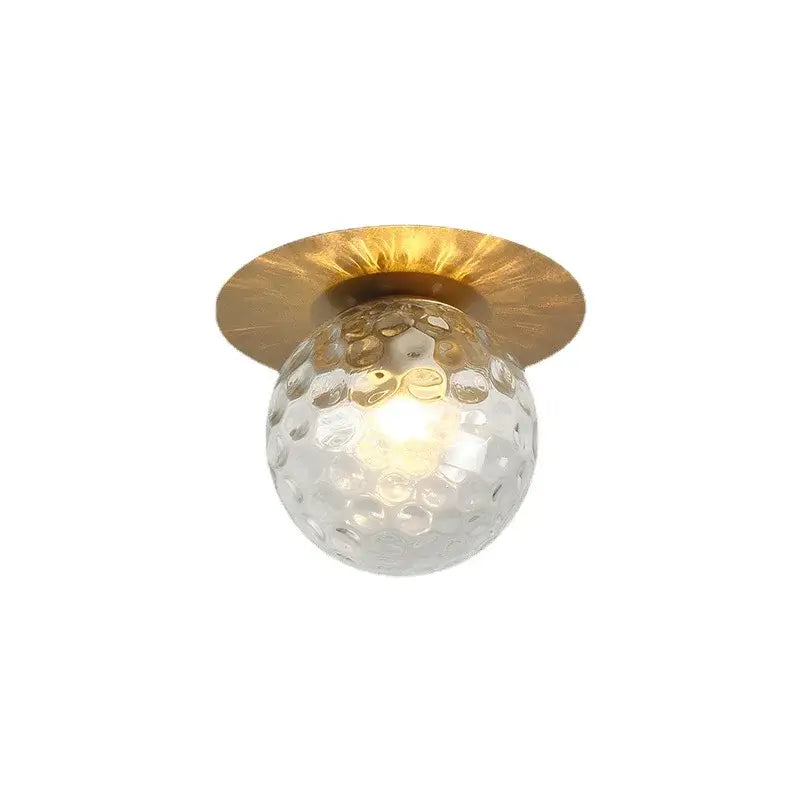DecorBites™ Glass Ball Ceiling Light Fixture for Bedroom Hallway Stairs - Aisel Home Lighting