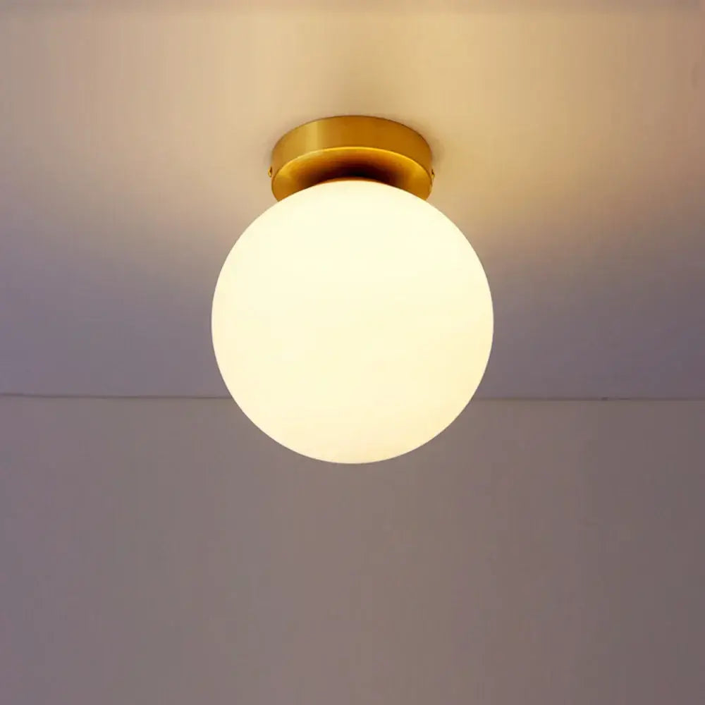 DecorBites™ Glass Ball Ceiling Light Fixture for Modern Bedroom Decor