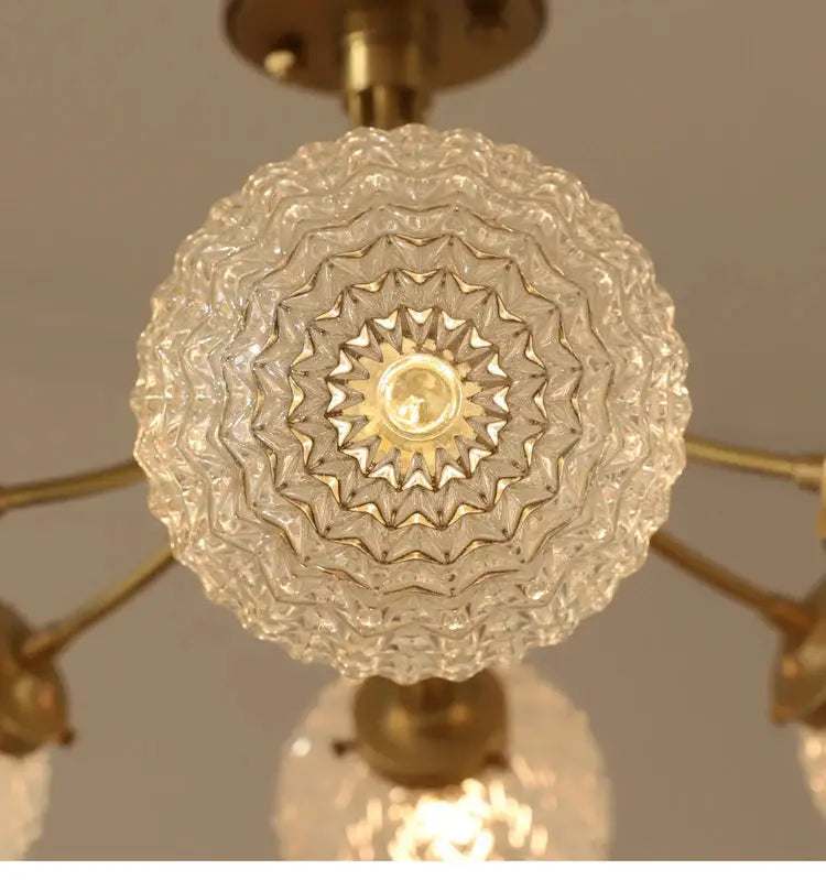DecorBites™ Glass Ball Ceiling Light: Modern Nordic Living Room Dining Room Bedroom Lamp