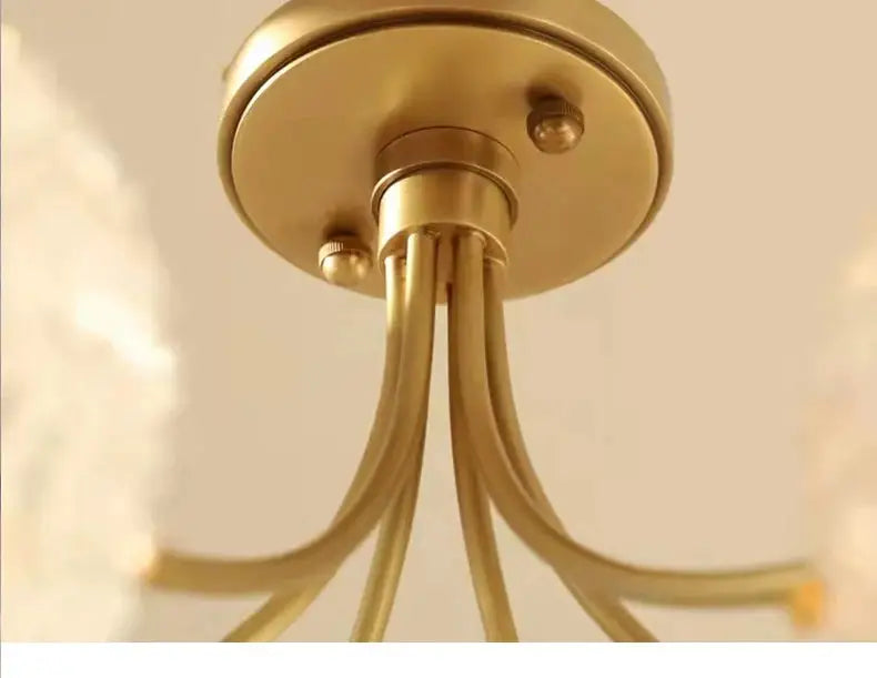 DecorBites™ Glass Ball Ceiling Light: Modern Nordic Living Room Dining Room Bedroom Lamp