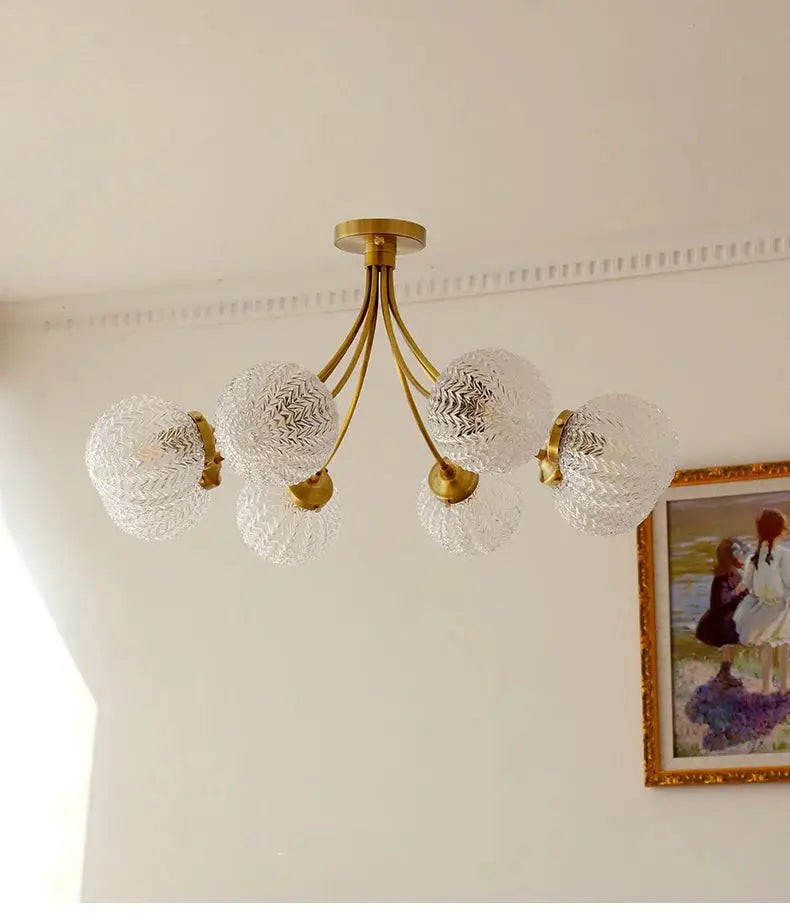 DecorBites™ Glass Ball Ceiling Light: Modern Nordic Living Room Dining Room Bedroom Lamp