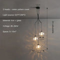DecorBites™ Glass Ball Chandelier Ceiling Pendant for Home Living Dining Room
