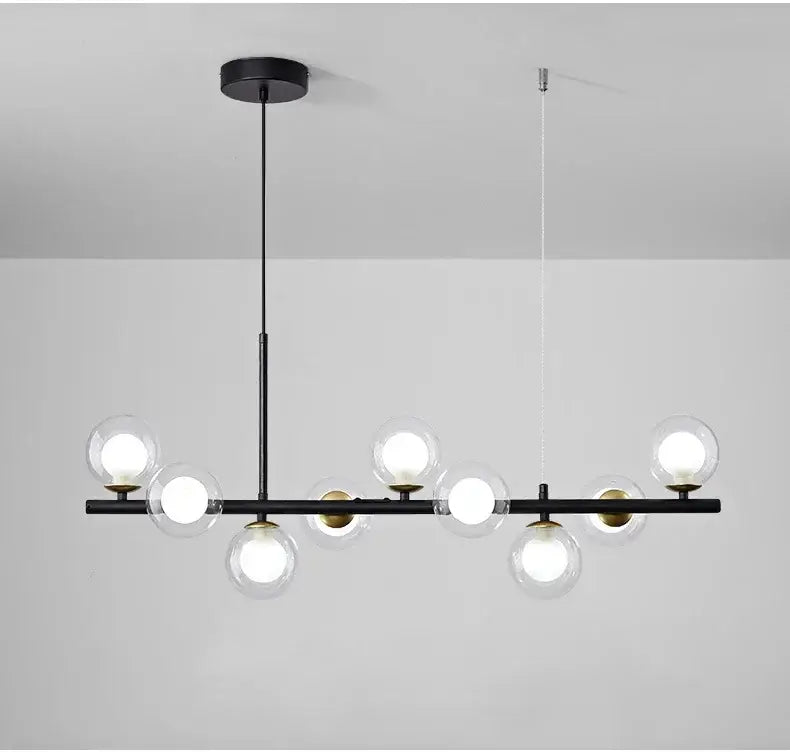 DecorBites™ Glass Ball Chandelier for Home Lighting