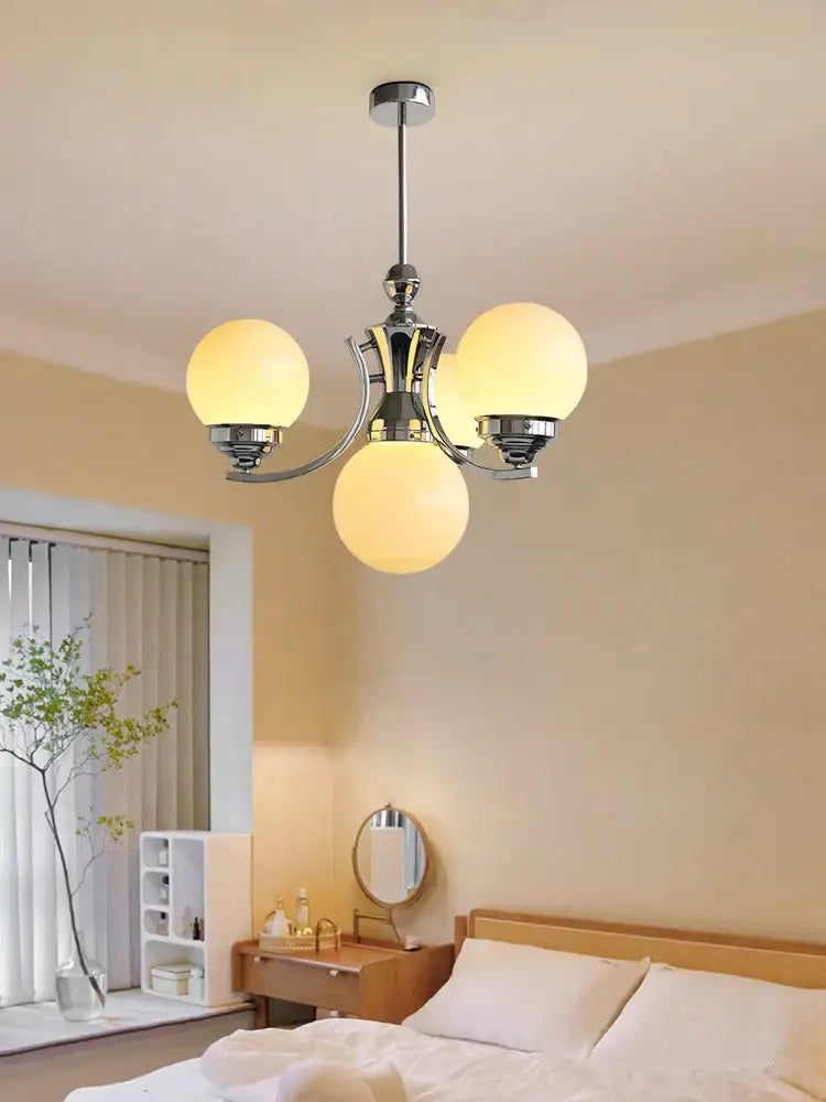 DecorBites™ Glass Ball Chandelier for Modern Room Decor