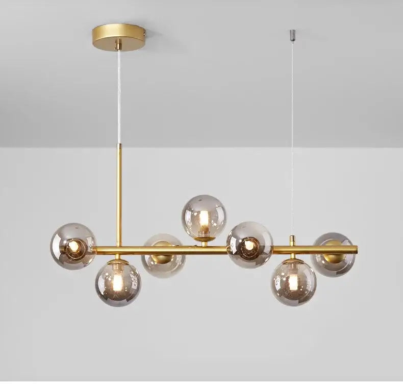 DecorBites™ Glass Ball Chandelier: Modern Ceiling Lighting Fixture