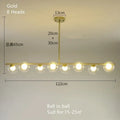 DecorBites™ Glass Ball Chandelier - Modern LED Pendant Lamp for Home Decor