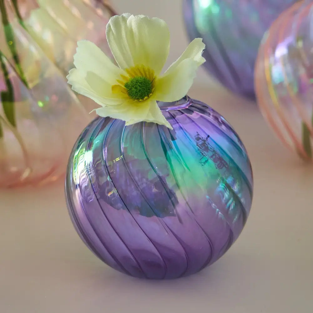 DecorBites™ Glass Ball Vases Set for Home Decor