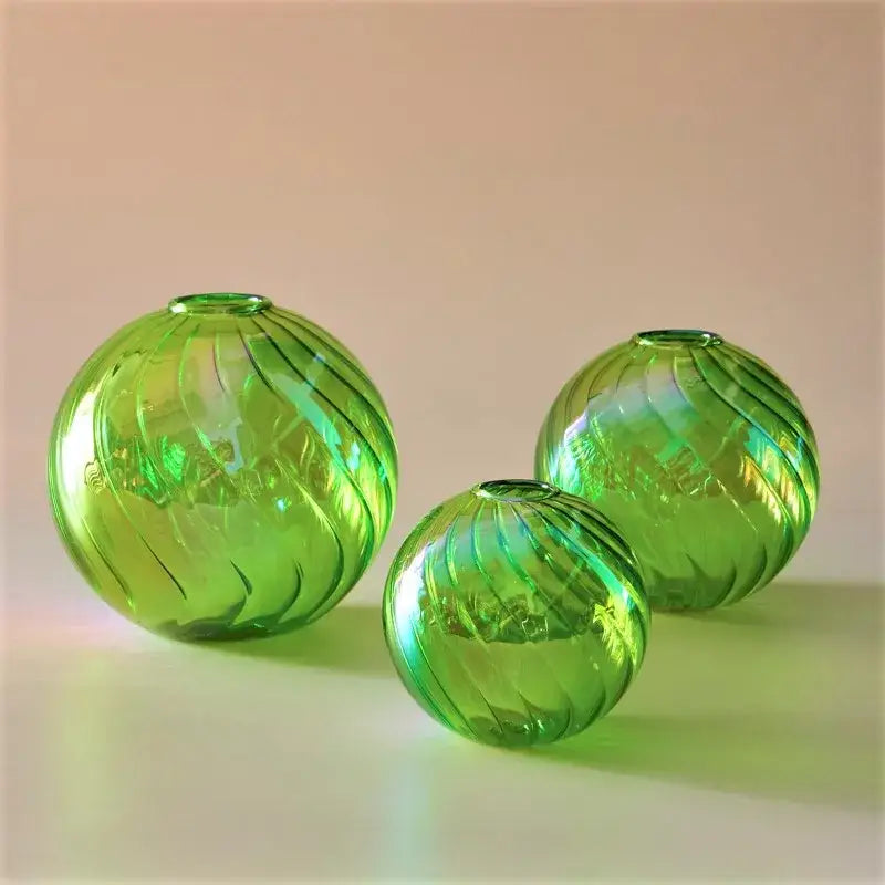 DecorBites™ Glass Ball Vases Set for Home Decor