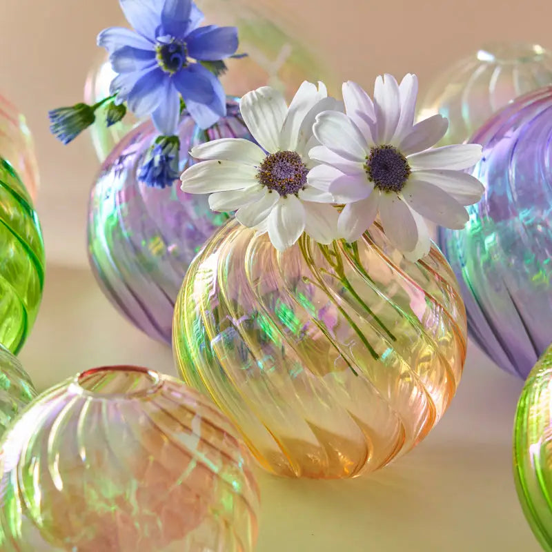 DecorBites™ Glass Ball Vases Set for Home Decor