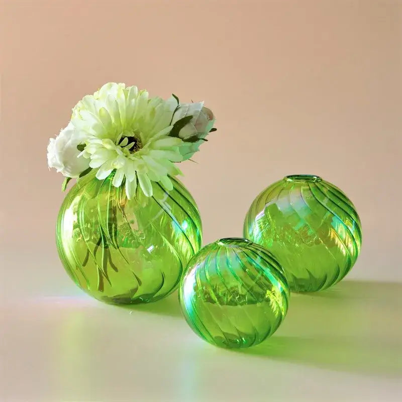 DecorBites™ Glass Ball Vases Set for Home Decor