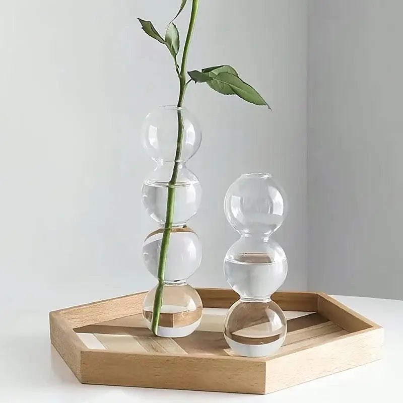 DecorBites™ Glass Bubble Hydroponic Vase for Wedding and Home