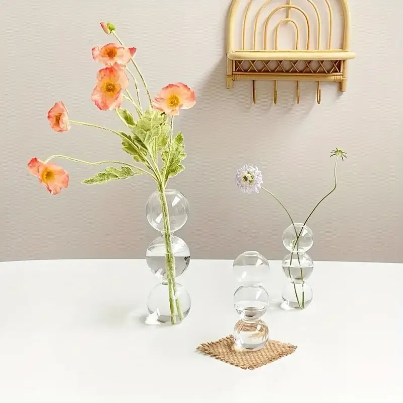 DecorBites™ Glass Bubble Hydroponic Vase for Wedding and Home