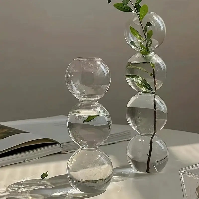 DecorBites™ Glass Bubble Hydroponic Vase for Wedding and Home