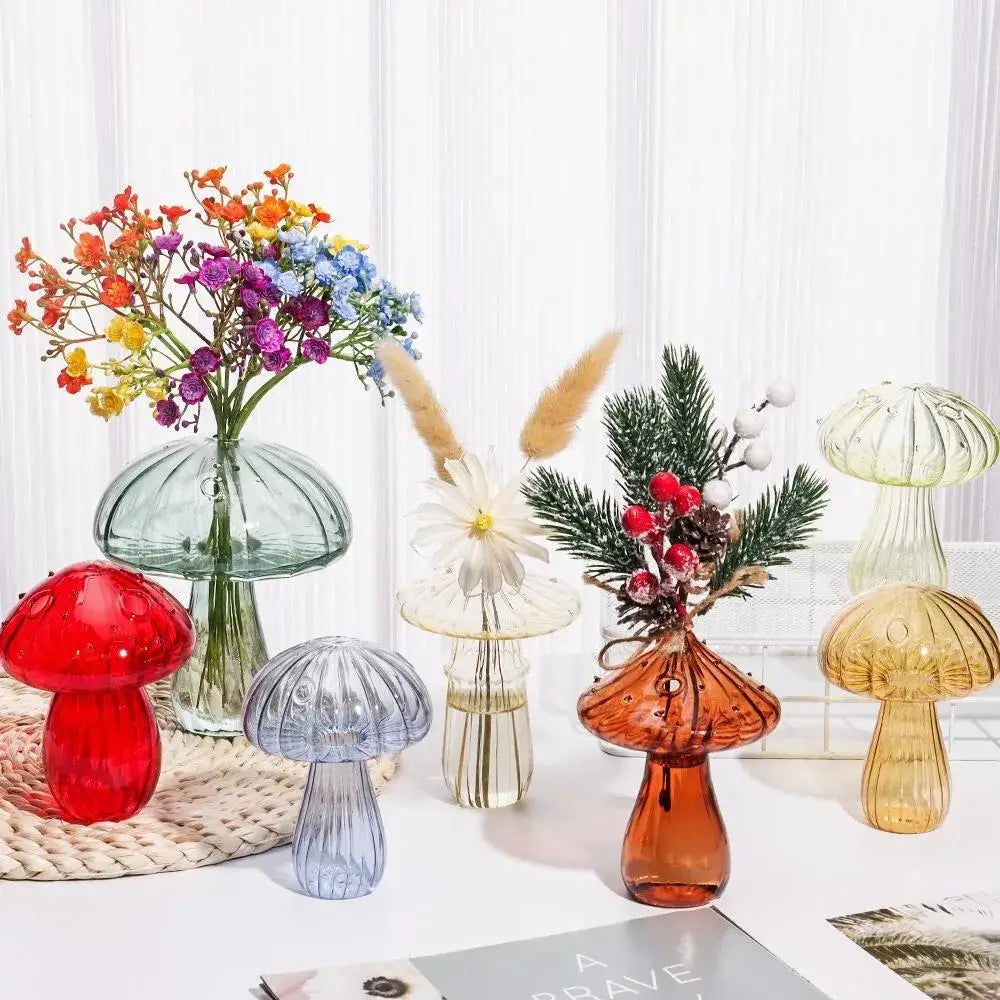 DecorBites™ Glass Hydroponic Flower Vase - Home Decor
