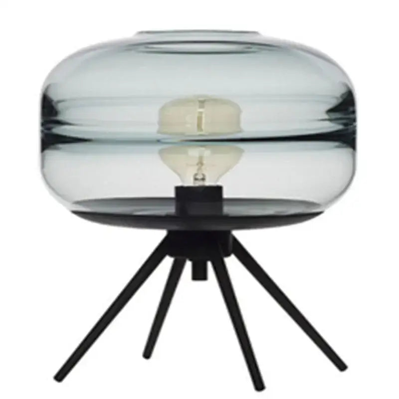DecorBites™ Glass & Metal Nordic Sofa Desk Lamp for Postmodern Bedroom & Living Room