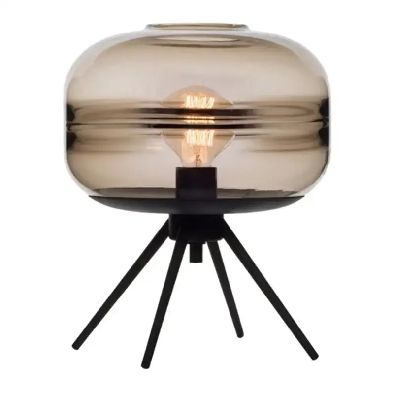 DecorBites™ Glass & Metal Nordic Sofa Desk Lamp for Postmodern Bedroom & Living Room