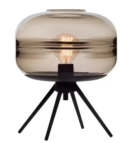 DecorBites™ Glass & Metal Nordic Sofa Desk Lamp for Postmodern Bedroom & Living Room