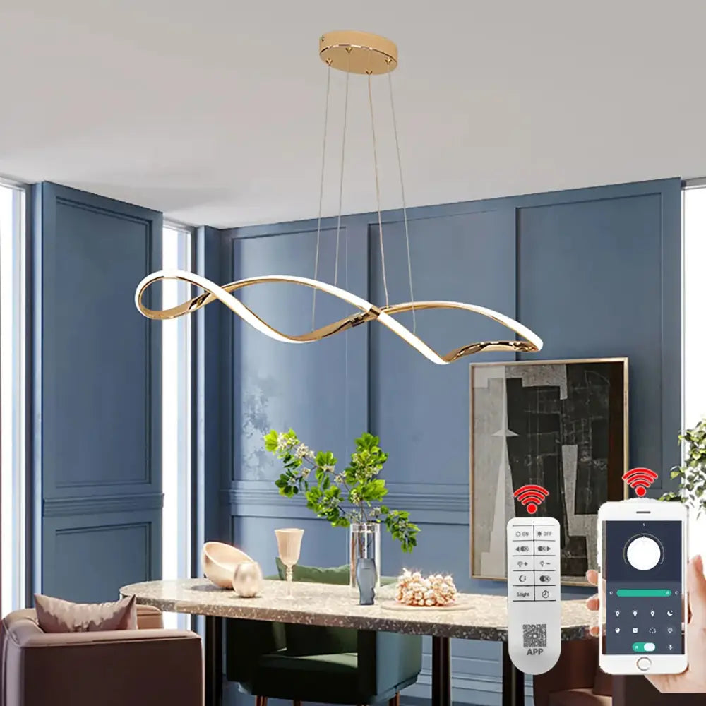 DecorBites™ Glass Pendant Lights with LED for Modern Home Decor