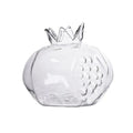 DecorBites™ Glass Pomegranate Flower Vase Home Decor