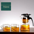Modern glass teapot with infuser – kitchen glass tea pitcher
