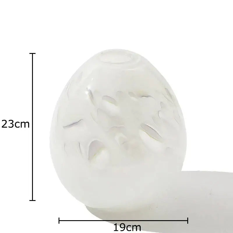 Modern white leaf ceramic glass vase living room table decor