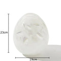 Modern white leaf ceramic glass vase living room table decor
