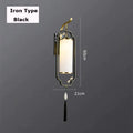 Ornate brass glass wall lamp for living room with frosted shade