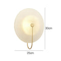 Minimalist black ribbed glass wall lamp for bedroom lighting