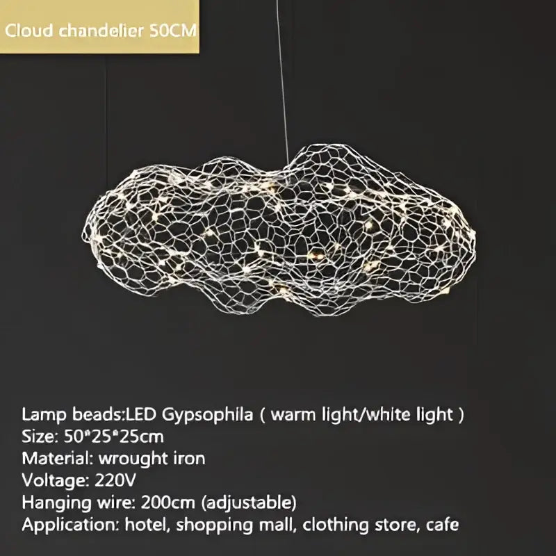 DecorBites™ Gold Cloud Pendant Lights for Home and Restaurant
