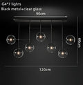 DecorBites™ Gold Glass Bubble Chandelier for Dining Room