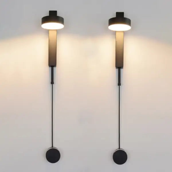 DecorBites™ Gold Wall Lamp with Dimmer Switch