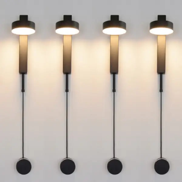 DecorBites™ Gold Wall Lamp with Dimmer Switch