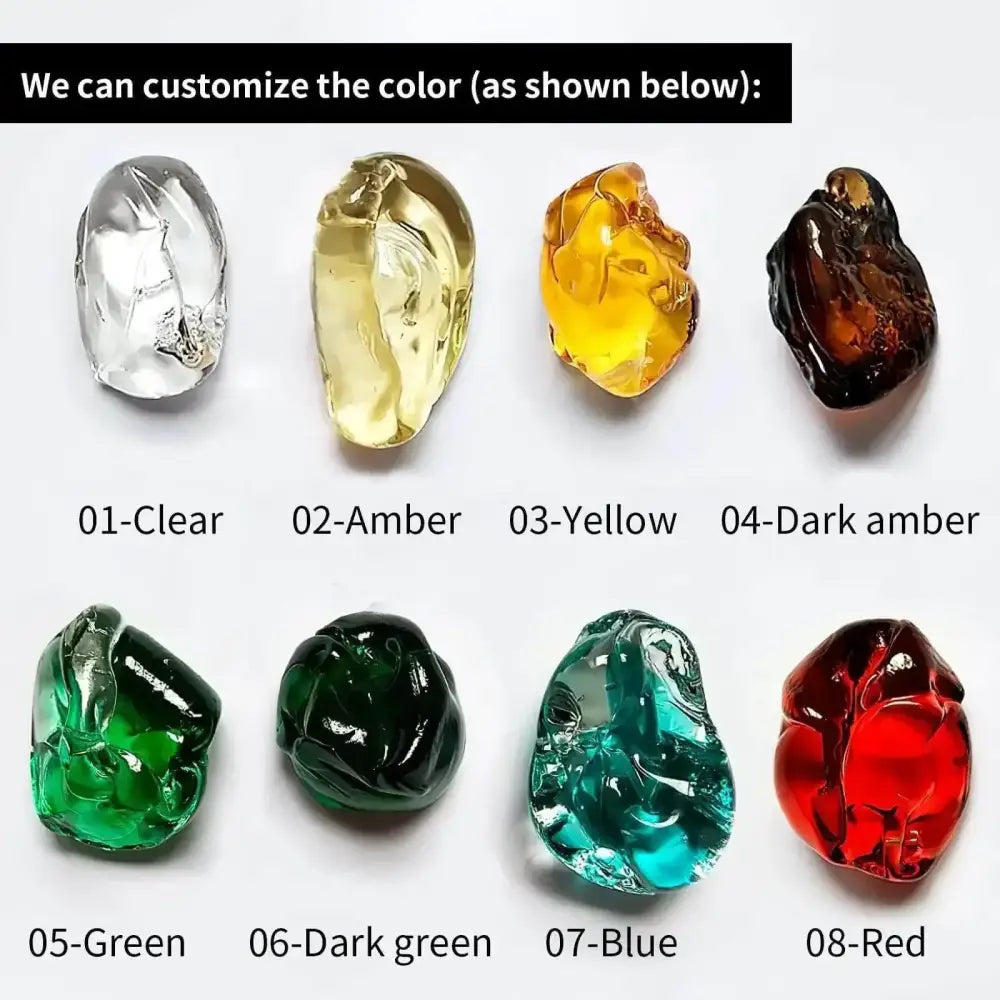 DecorBites™ Green Crystal Stone Chandelier for Modern Spaces