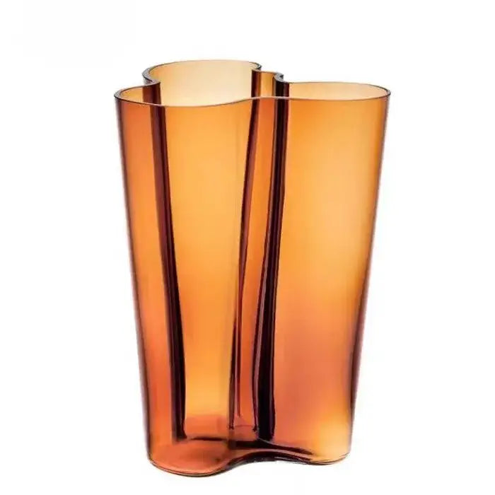 DecorBites™ Green Glass Vase for Modern Decor