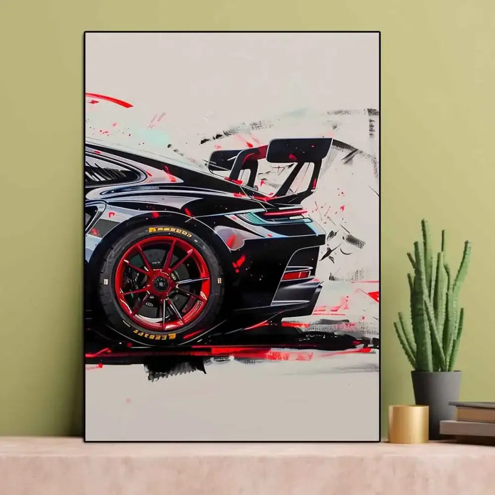 DecorBites™ GT3 RS Sports Car Canvas Wall Art