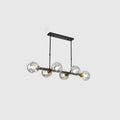DecorBites™ Hand-Blown Glass Island Pendant Lamp for Restaurant - Modern Dimple Design