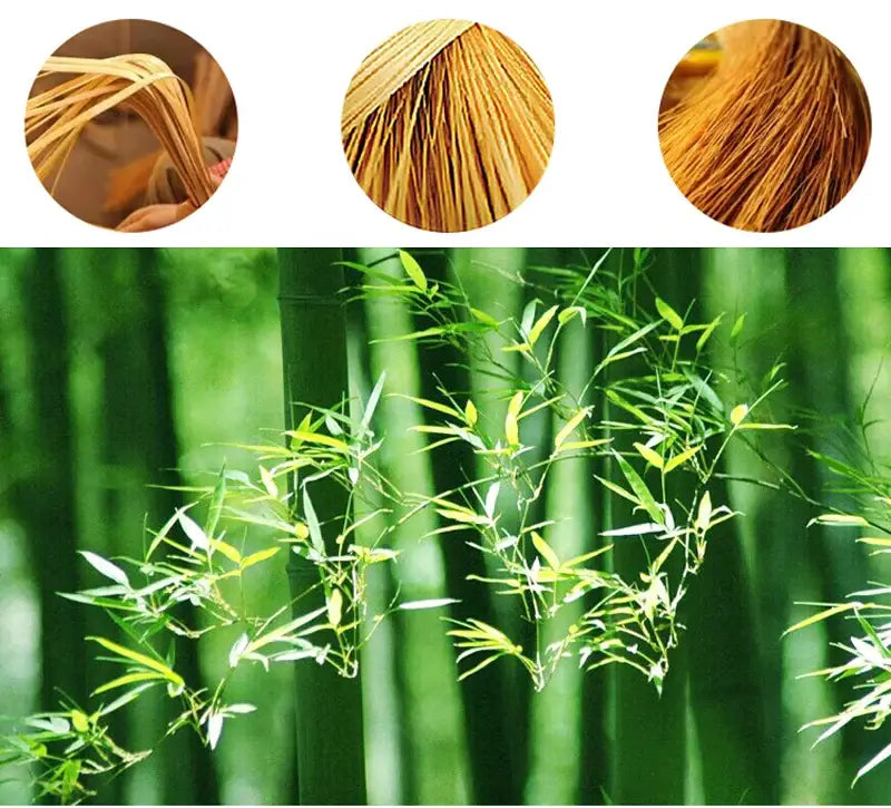 DecorBites™ Hand-Knit Bamboo Pendant Ceiling Light