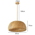 DecorBites™ Hand Knitted Chinese Style Hanging Bamboo Lamps