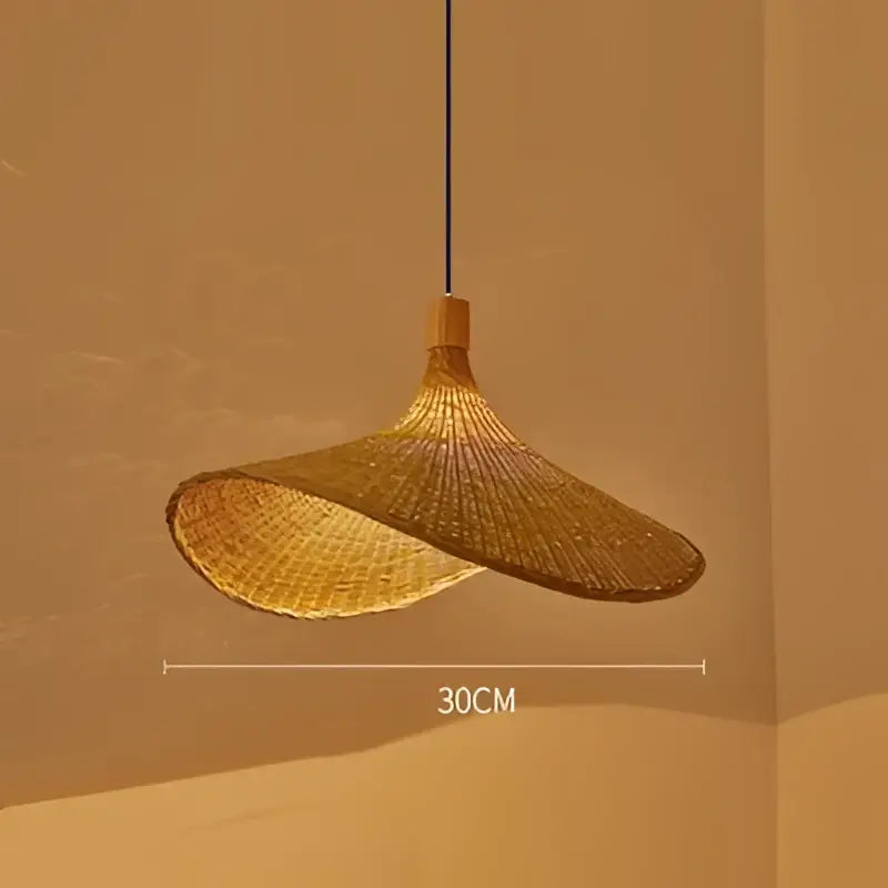 DecorBites™ Hand Knitted Chinese Style Hanging Bamboo Lamps