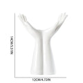 DecorBites™ Hand Shaped Porcelain Flower Vase Home Decor