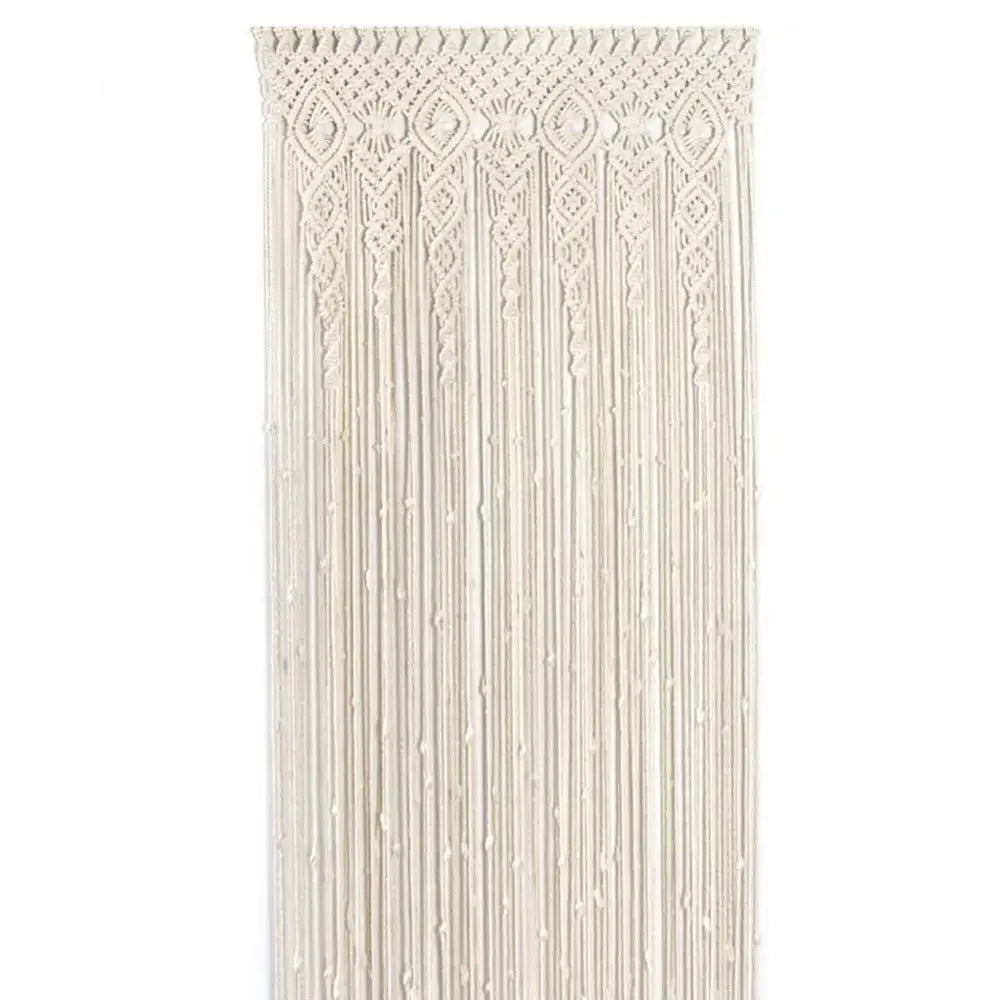 DecorBites™ Hand-woven Macrame Door Curtain Bohemia Wall Hanging Tapestry For Home Window Doorway Bedroom Living Room Wedding Backdrop Decor