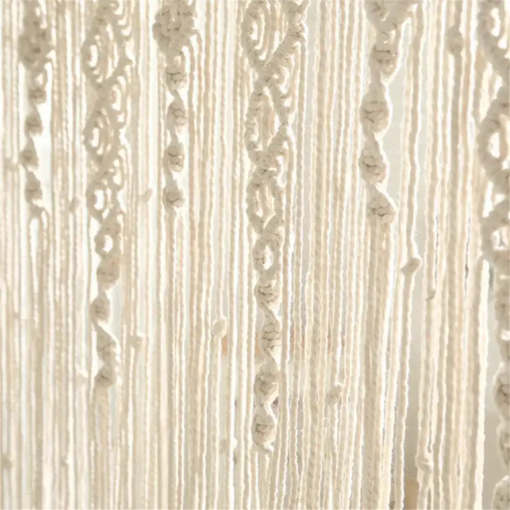 DecorBites™ Hand-woven Macrame Door Curtain Bohemia Wall Hanging Tapestry For Home Window Doorway Bedroom Living Room Wedding Backdrop Decor
