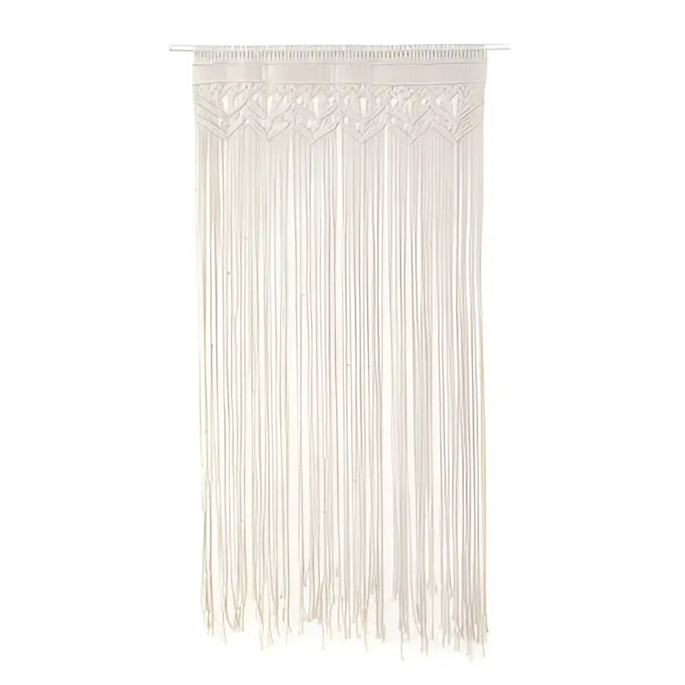 DecorBites™ Hand-woven Macrame Door Curtain Bohemia Wall Hanging Tapestry For Home Window Doorway Bedroom Living Room Wedding Backdrop Decor