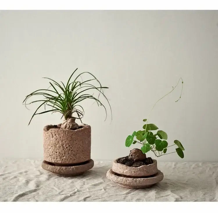 DecorBites™ Handcrafted Ceramic Vase for Flowers