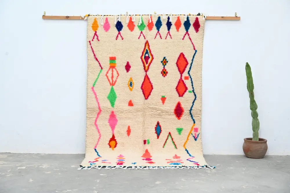 DecorBites™ Handcrafted Moroccan Azilal Rug - 246 x 146 cm