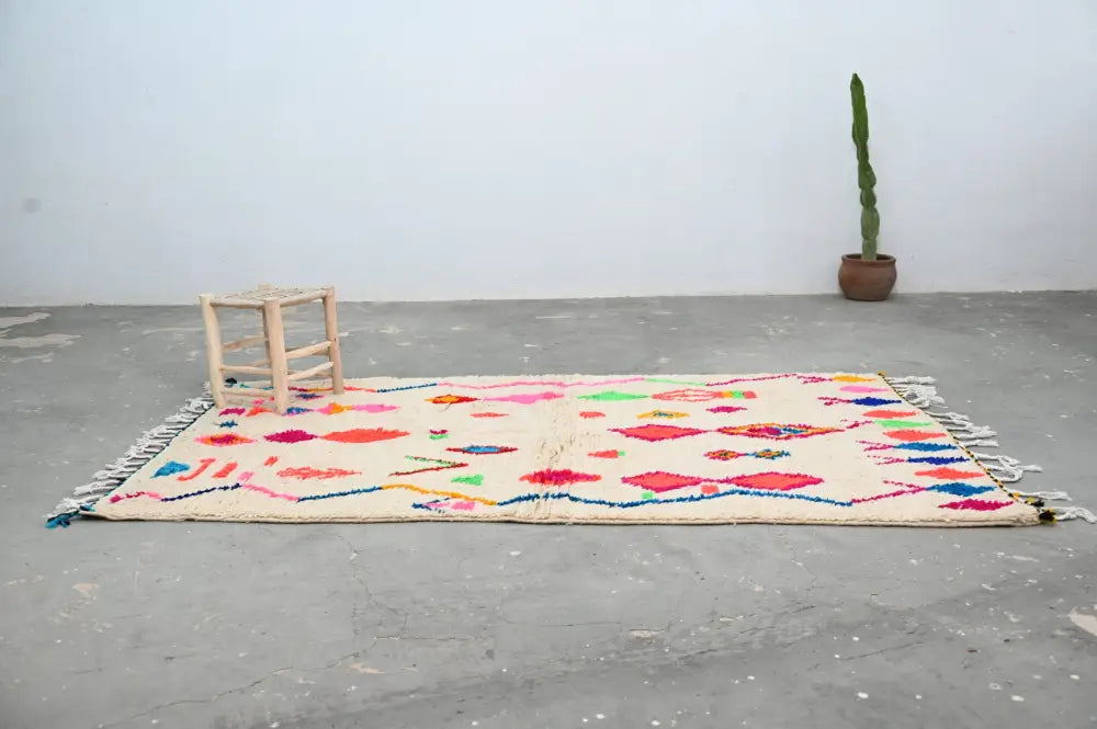 DecorBites™ Handcrafted Moroccan Azilal Rug - 246 x 146 cm