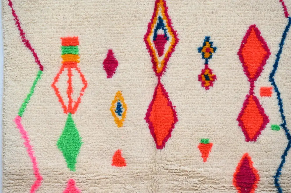 DecorBites™ Handcrafted Moroccan Azilal Rug - 246 x 146 cm
