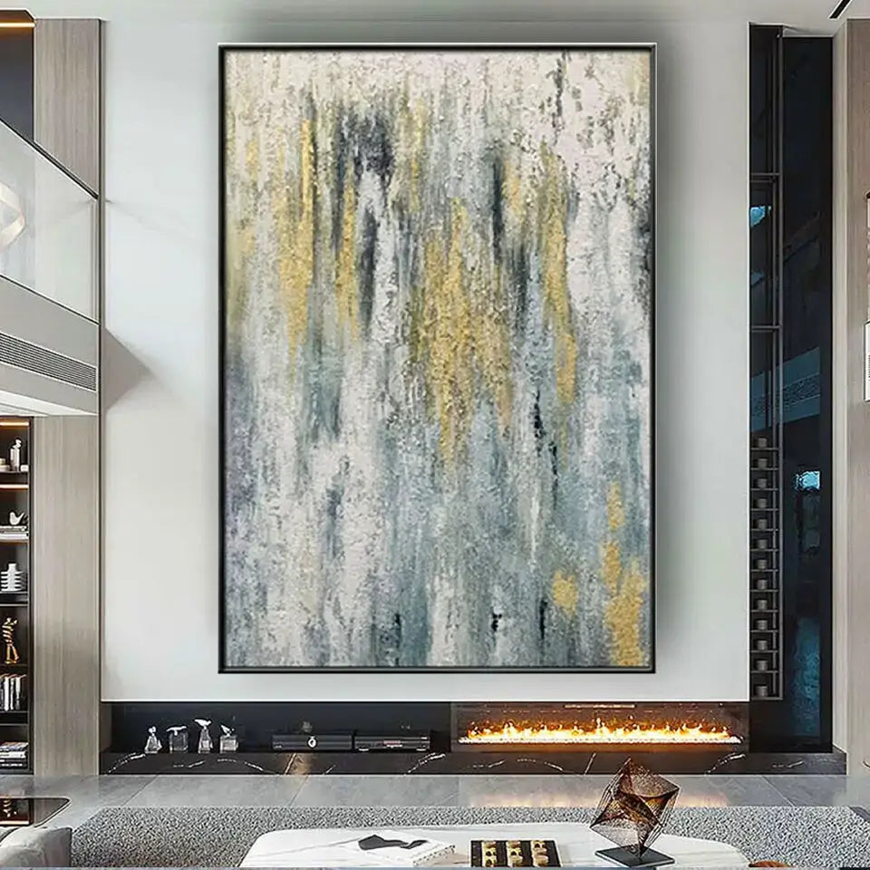 DecorBites™ Handmade Abstract Oil Painting Wall Art Decor