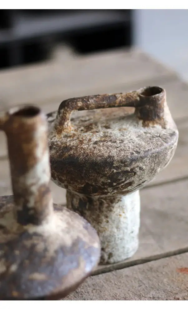 DecorBites™ Handmade Ceramic Vase for Dried Flowers