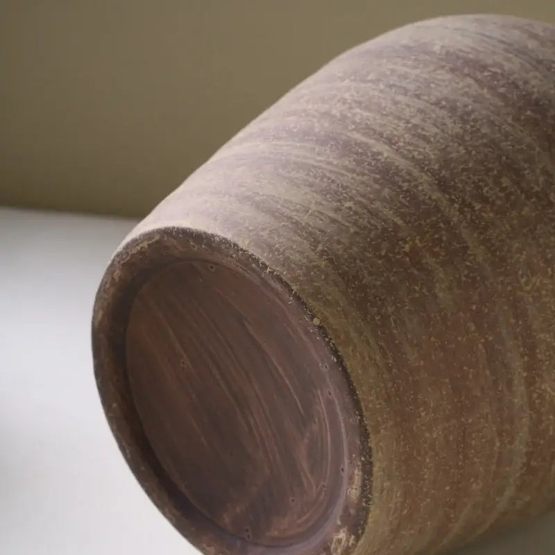 DecorBites™ Handmade Ceramic Vase Retro Style Home Decoration